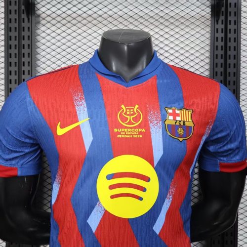 Player Version Barcelona 2026 SuperCopa Authentic Jersey