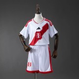 Kids Peru 2026 Home Jersey and Short Kit