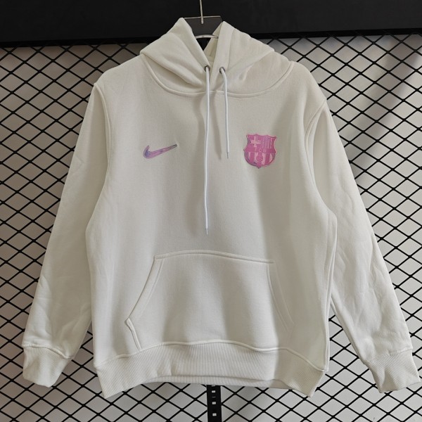 Barcelona 25/26 Team Hoodie White