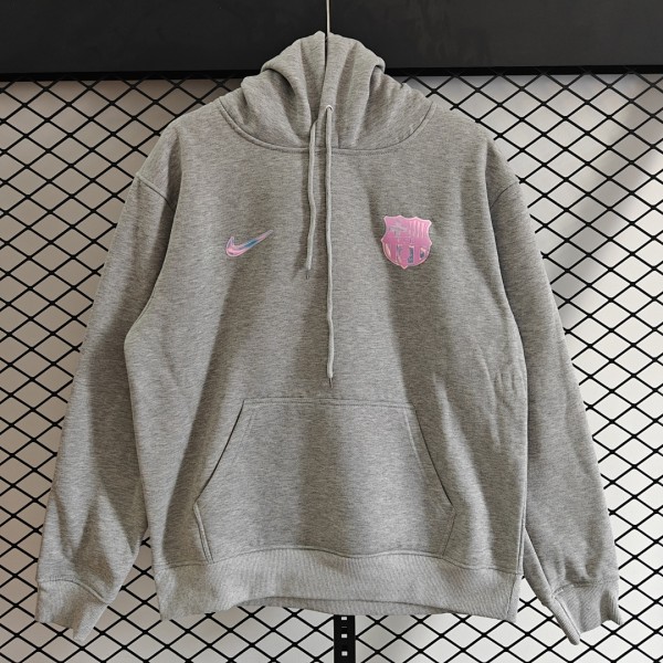 Barcelona 25/26 Team Hoodie Grey