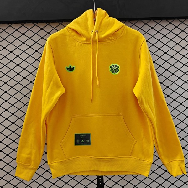Celtic 25/26 Team Hoodie Yellow