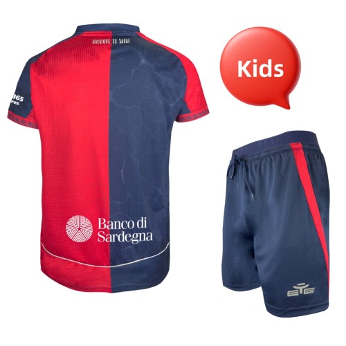 Kids Cagliari Calcio 25/26 Home Jersey and Short Kit