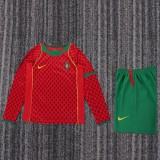 Kids Portugal 2004/2006 Home Long Sleeve Retro Kit