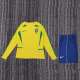 Kids Brazil 2002/2004 Home Long Sleeve Retro Kit