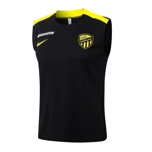 Al-Ittihad FC 25/26 Sleeveless Jersey and Shorts Set D25248