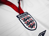 England 2004 Home Long Sleeve Retro Jersey