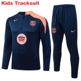 Kids Barcelona 25/26 Half-Zip Training Sweatshirt and Pants Set E25209