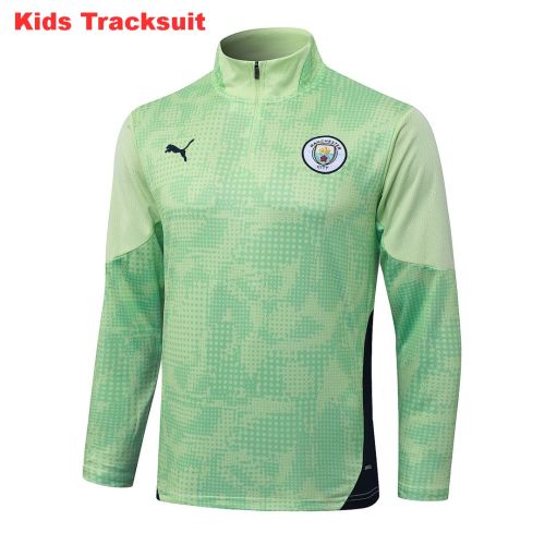 Kids Manchester City 25/26 Half-Zip Training Sweatshirt and Pants Set E25212 - PM