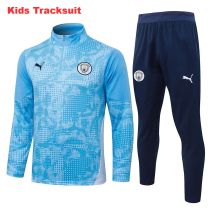 Kids Manchester City 25/26 Half-Zip Training Sweatshirt and Pants Set E25206 - PM