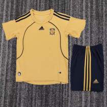 Kids Spain 2008 Euro Away Retro Kit