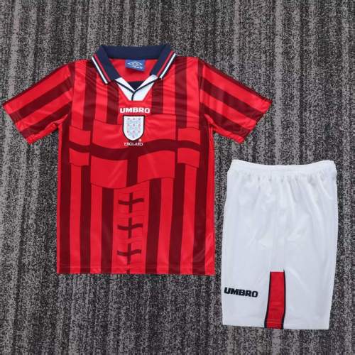 Kids England 1998 Away Retro Kit