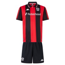 Kids OGC Nice 25/26 Home Jersey and Short Kit