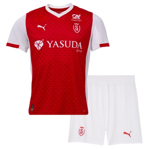 Stade de Reims 25/26 Home Jersey and Short Kit
