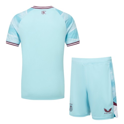 Kids Burnley FC 25/26 Away Jersey and Short Kit