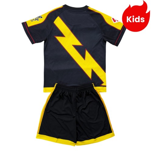 Kids Rayo Vallecano 25/26 Third Jersey and Short Kit