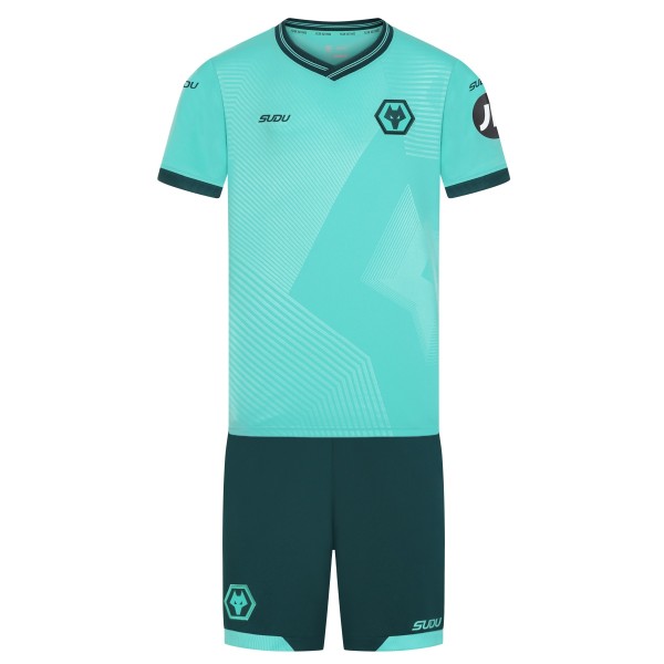 Kids Wolves 25/26 Away Jersey and Short Kit