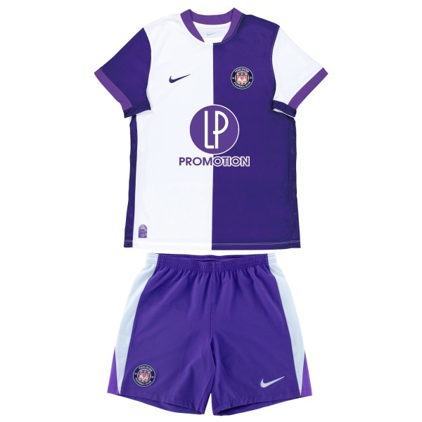 Kids Toulouse FC 25/26 Home Jersey and Short Kit