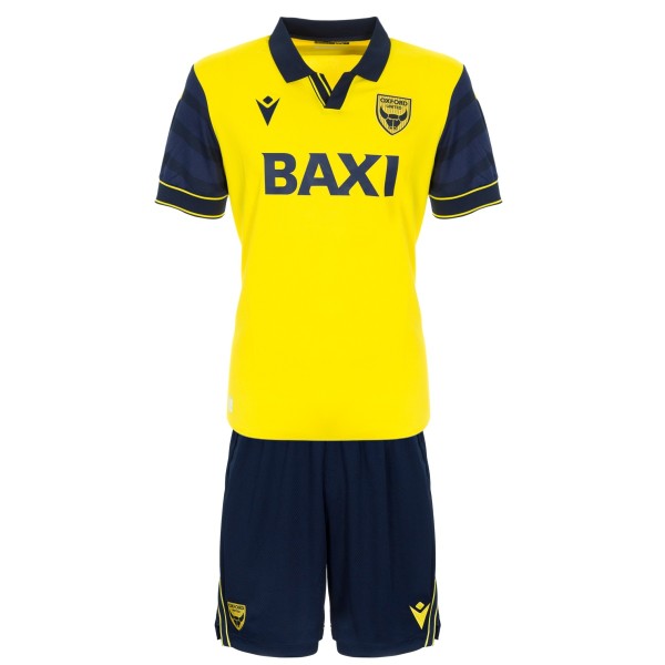 Kids Oxford United 25/26 Home Jersey and Short Kit