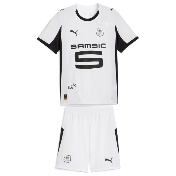 Kids Stade Rennais 25/26 Away Jersey and Short Kit