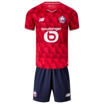 Kids Lille OSC 25/26 Home Jersey and Short Kit