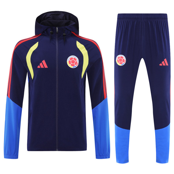 Colombia 26/27 Team Windbreaker Jacket and Pants Set - E01