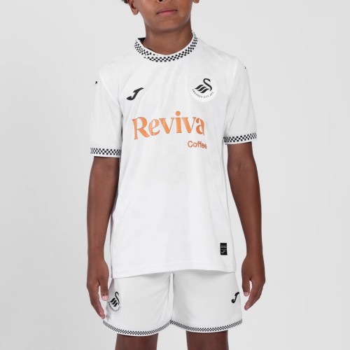 Kids Swansea City 25/26 Home Jersey and Short Kit