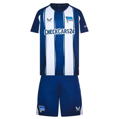Kids Hertha BSC 25/26 Home Jersey and Short Kit