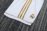 Kids Real Madrid 2011/2012 Home Long Sleeve Retro Kit