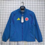 Colombia 2026 Travel Full Zip Windbreaker Jacket