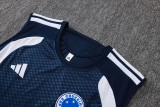 Cruzeiro 26/27 Sleeveless Jersey and Shorts Set D26012