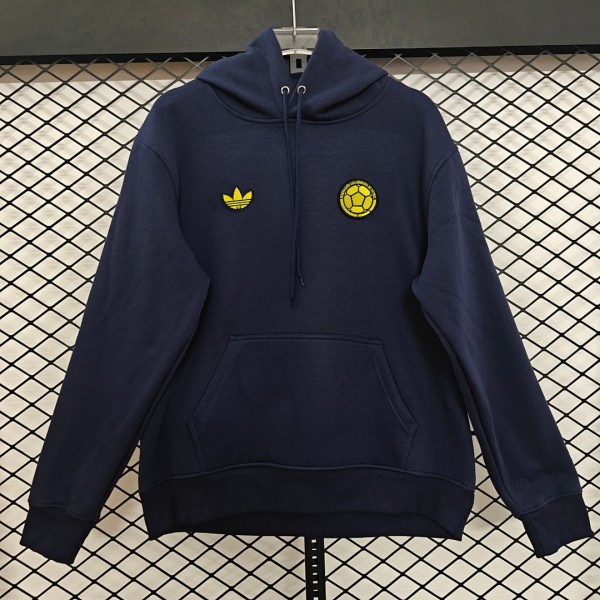 Colombia 2026 Team Hoodie Dark Blue