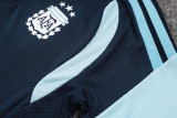 Player Version Argentina 26/27 1/4 Zip Training Pro Polo and Pants Set D2603