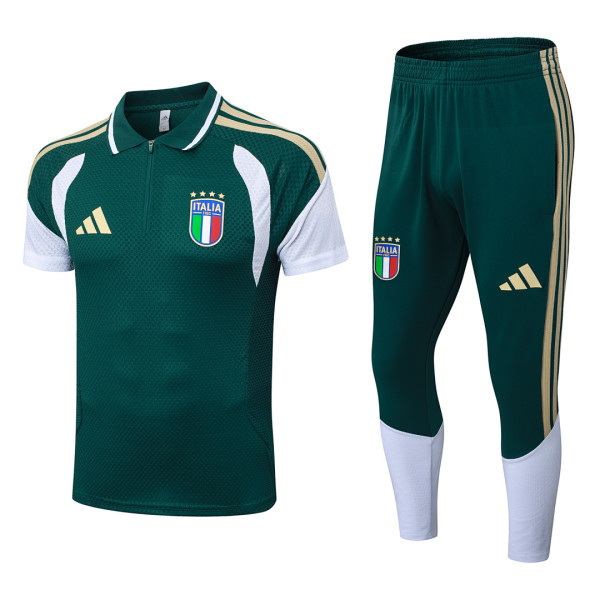 Player Version Italy 26/27 1/4 Zip Training Pro Polo and Pants Set D2603