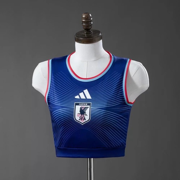 Thai Version Women's Japan 2026 Home Cropped Vest