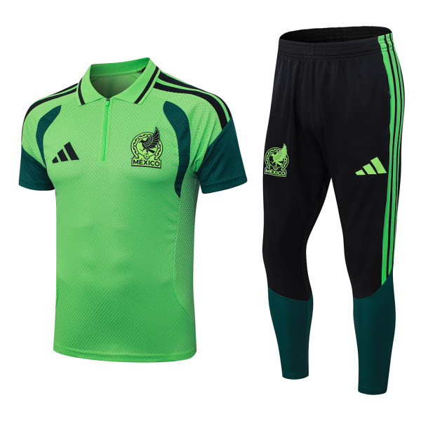 Player Version Mexico 26/27 1/4 Zip Training Pro Polo and Pants Set D2603