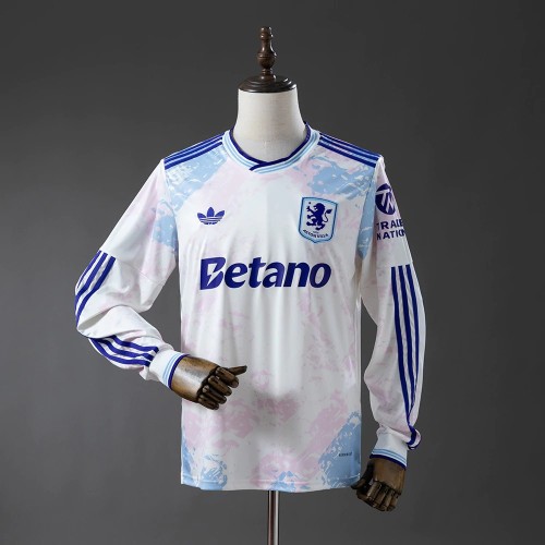 Thai Version Aston Villa 25/26 Third Long Sleeve Jersey