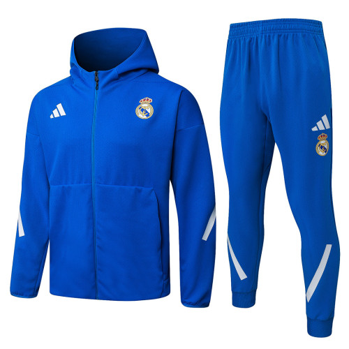 Real Madrid 25/26 Full-Zip Hoodie and Pants Set F636