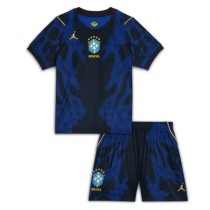 Kids Brazil 2026 Away Jersey and Short Kit