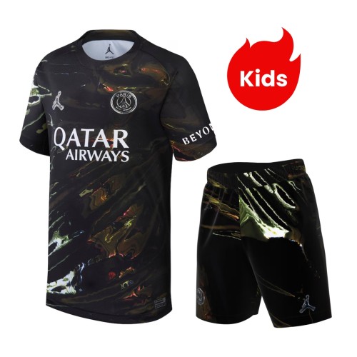 Kids PSG 25/26 Night Edition Jersey and Short Kit