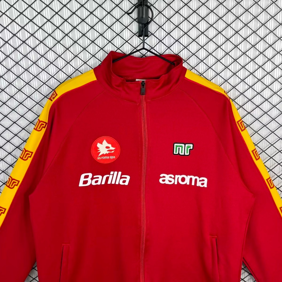 US$ 39.00 - AS Roma 1988/1989 Track Retro Jacket - m.shootjerseys.vip
