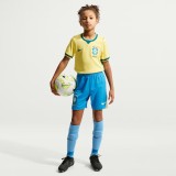 Kids Brazil 2026 Home Jersey and Short Kit