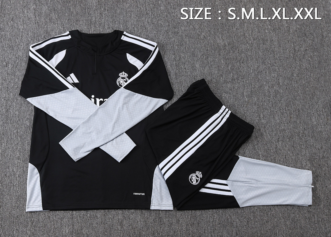  Real Madrid ウェアセット S US$ 47.00 - Real Madrid 26/27 Half-Zip Training Top and Pants Set