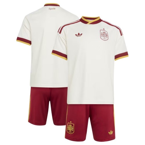 Kids Spain 2026 Away Jersey and Short Kit
