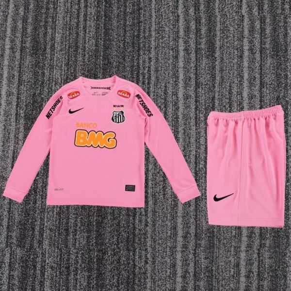 Kids Santos 2012/2013 Alternate Long Sleeve Retro Kit