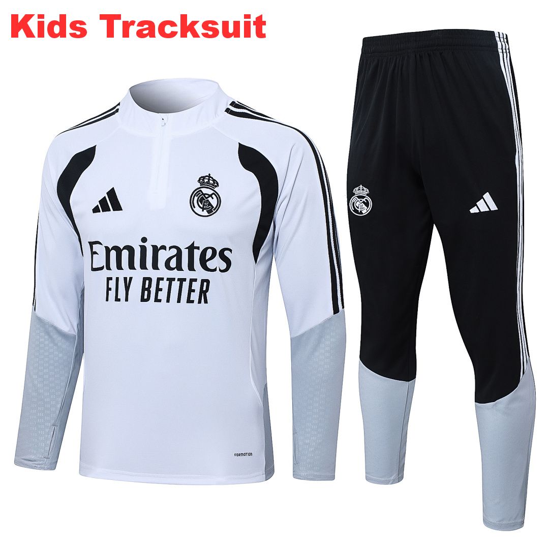 US$ 44.00 - Kids Real Madrid 26/27 Half-Zip Training Sweatshirt