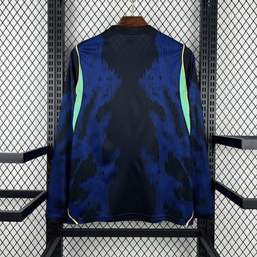 Thai Version Brazil 2026 Away Long Sleeve Jersey