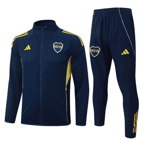 Boca Juniors 25/26 Team Windbreaker Jacket and Pants Set K26009