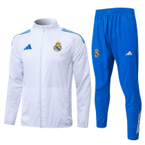 Real Madrid 25/26 Team Windbreaker Jacket and Pants Set K26003 Real Madrid 25/26 Team Windbreaker Jacket and Pants Set K26003