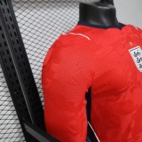 Player Version England 2026 Away Long Sleeve Authentic Jersey