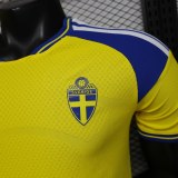 Player Version Sweden 2026 Home Authentic Jersey